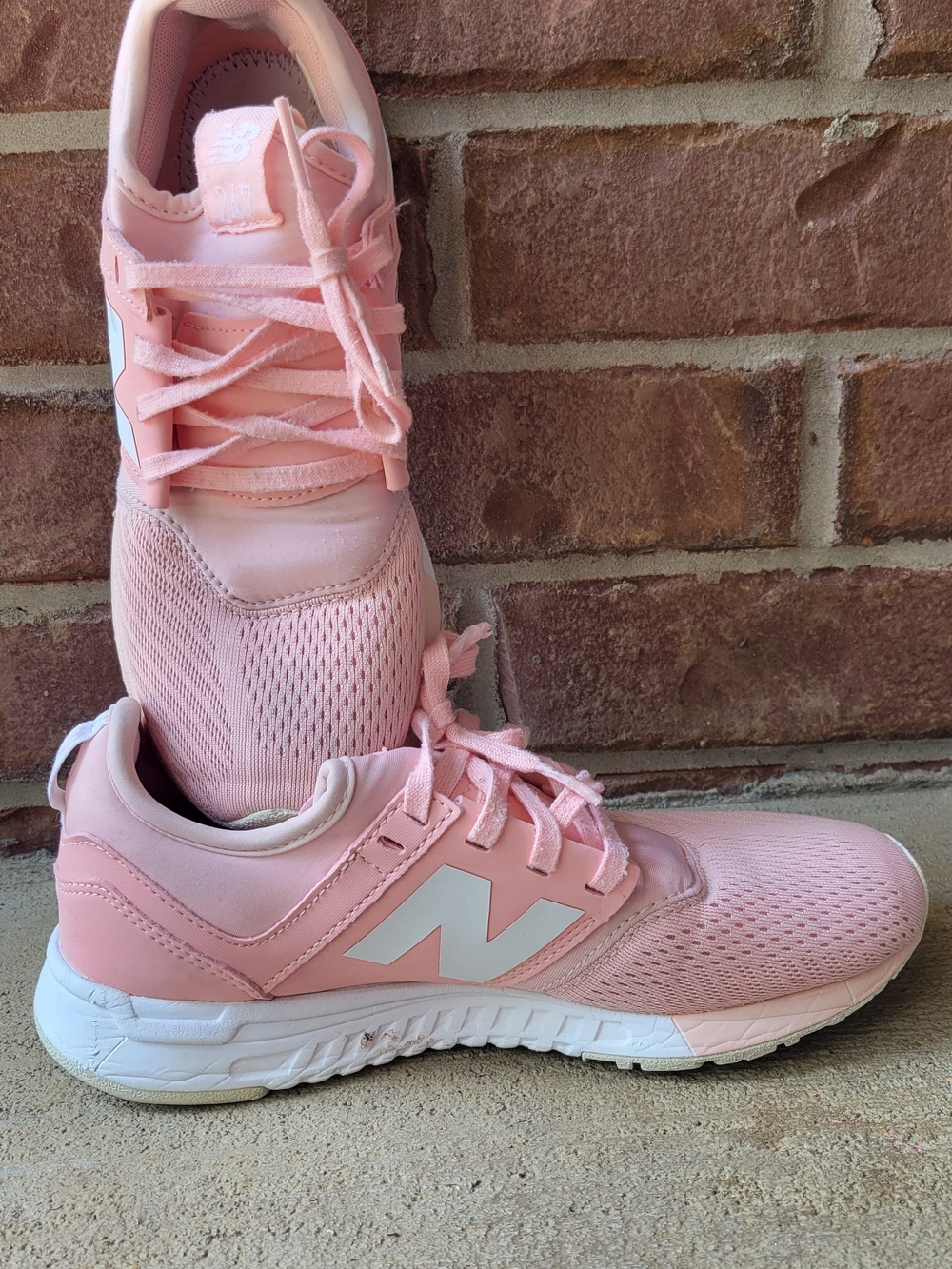 New Balance 247 REVlite Blush Pink Sneakers Women's Size 6.5 Athletic Shoes - Picture 6 of 9